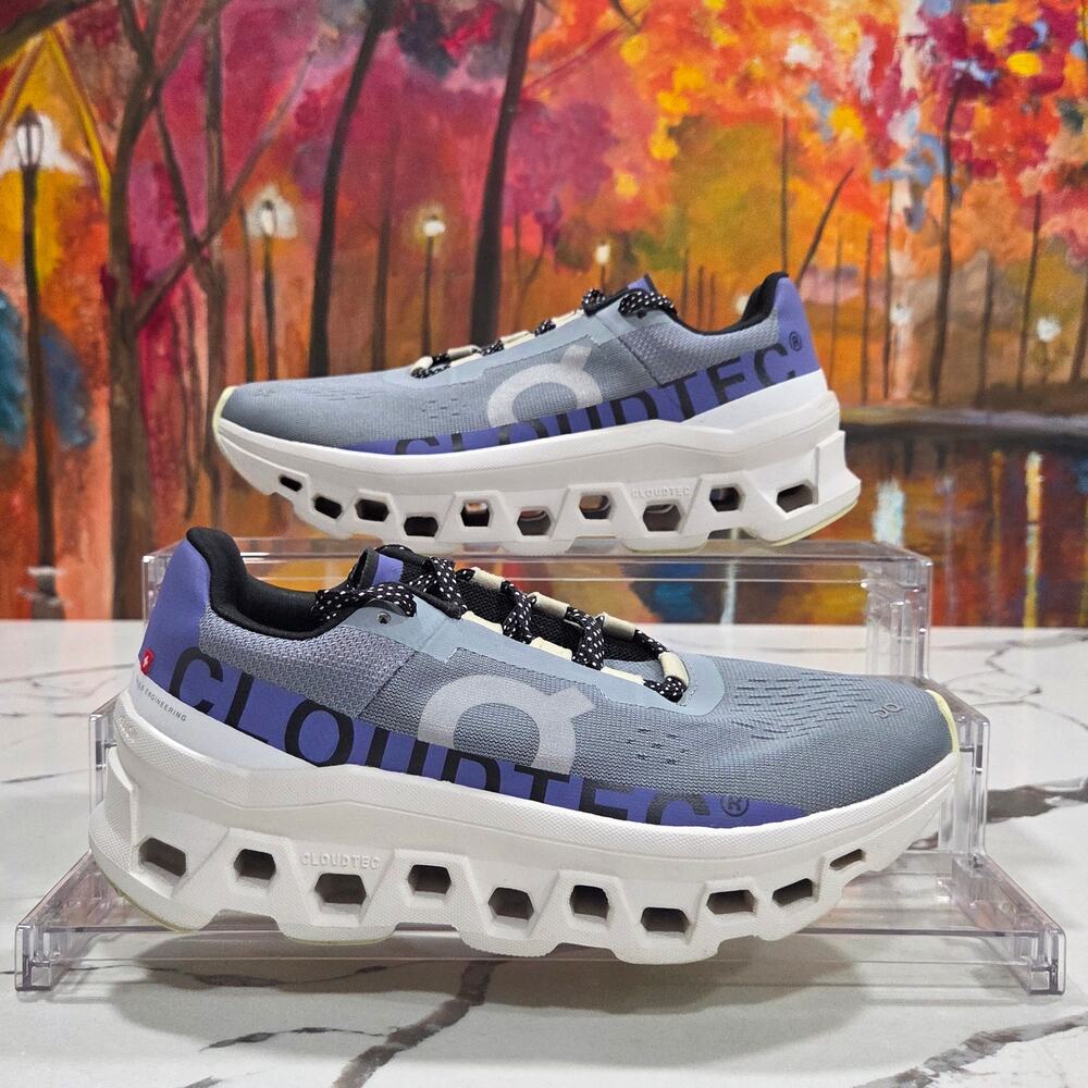 On Running Cloudmonster Mist Blueberry Women's Size 7 61.97787